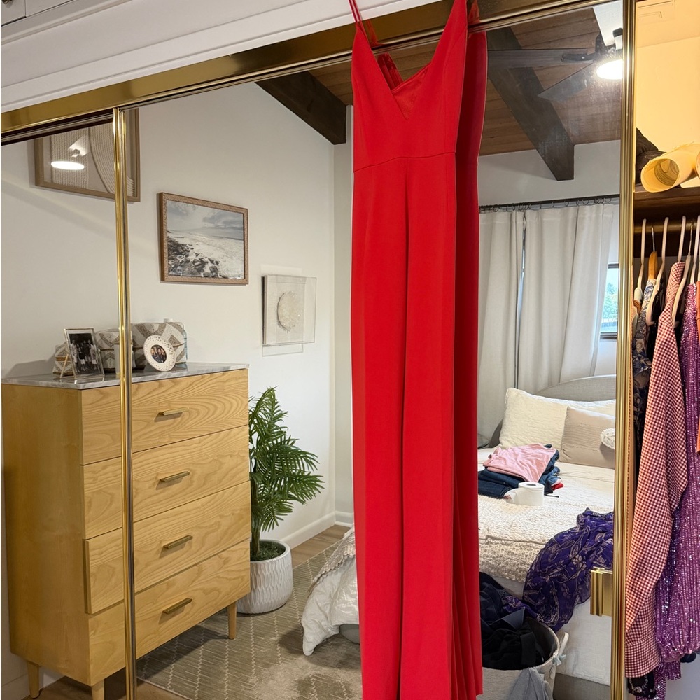 JAYGODFREY Red Jumpsuit